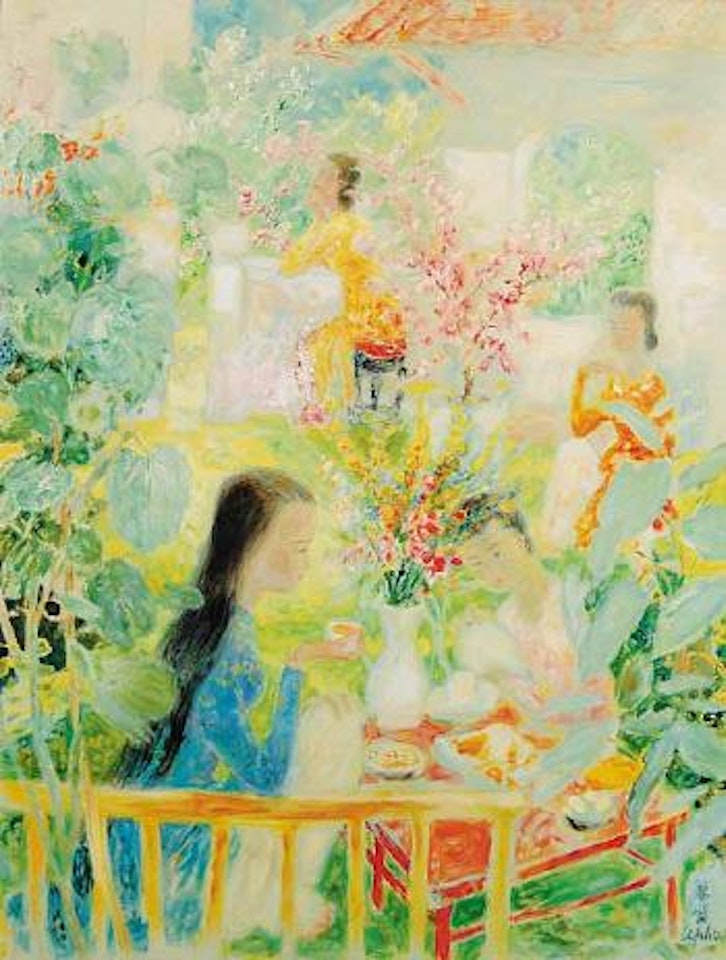 Untitled - Lunch in the Garden by Le Pho