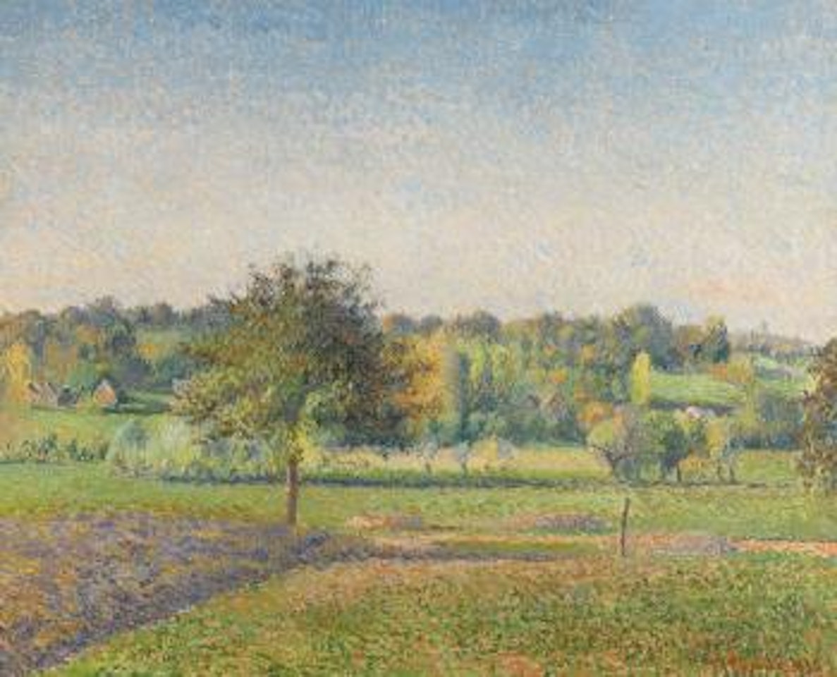 Prairie À Éragny by Camille Pissarro