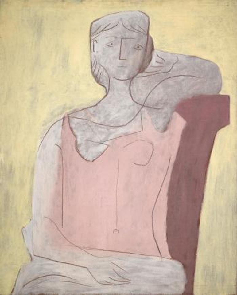 Femme à la robe rose by Pablo Picasso