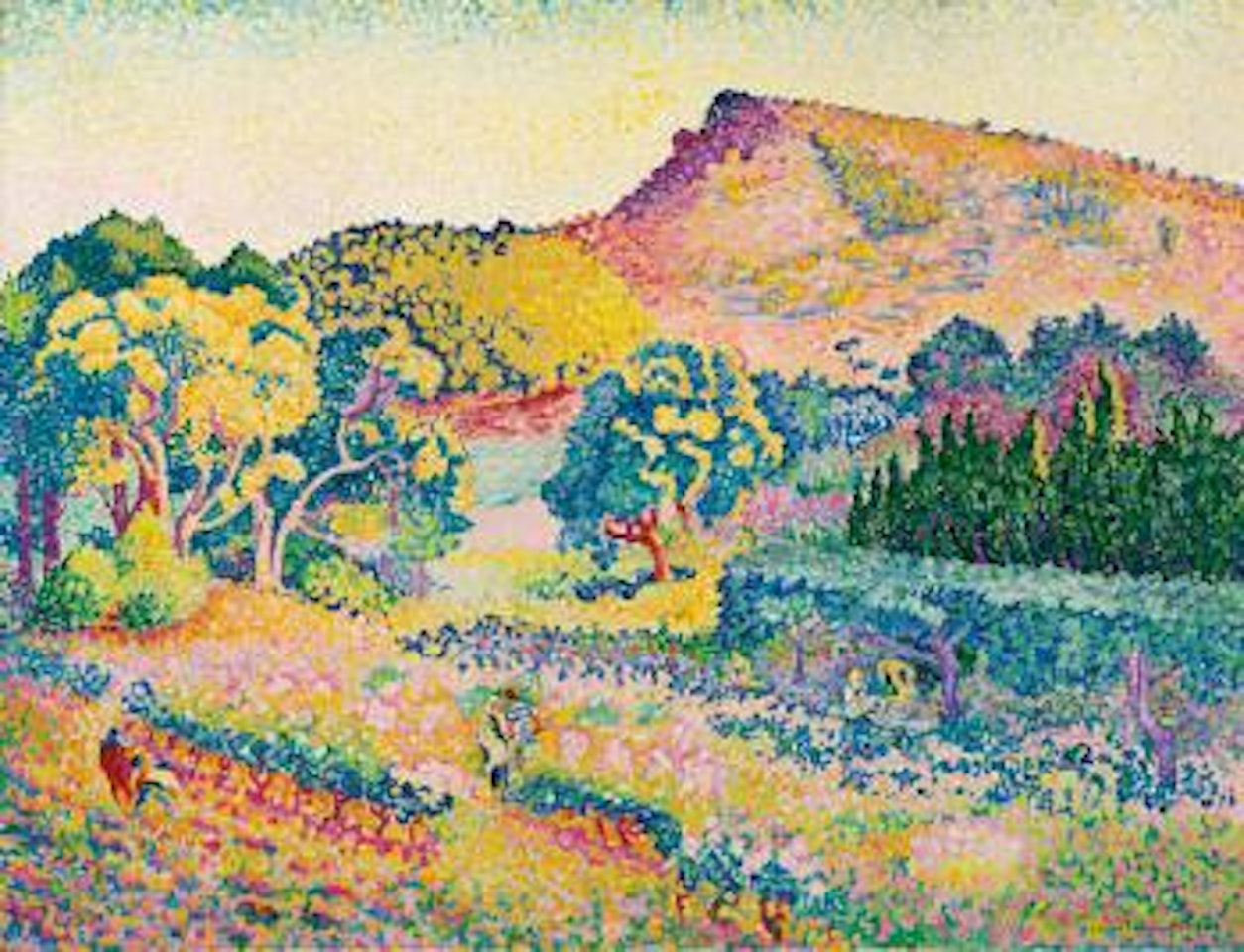 Paysage Avec Le Cap Nègre by Henri Edmond Cross
