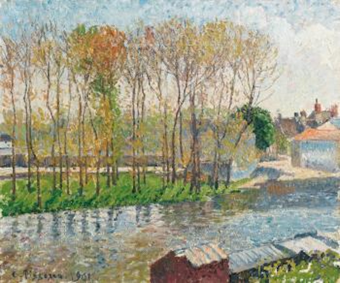 Bords Du Loing À Moret by Camille Pissarro