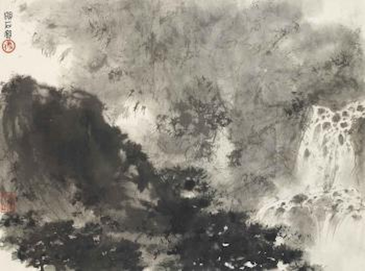Landscape by Fu Baoshi
