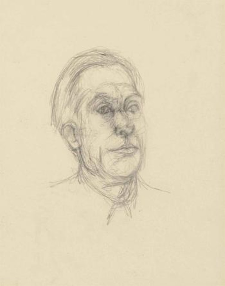 Portrait de Pierre Reverdy de trois quarts droit by Alberto Giacometti