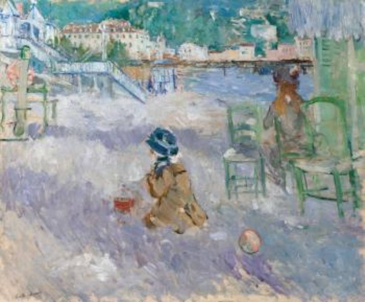 Plage De Nice by Berthe Morisot