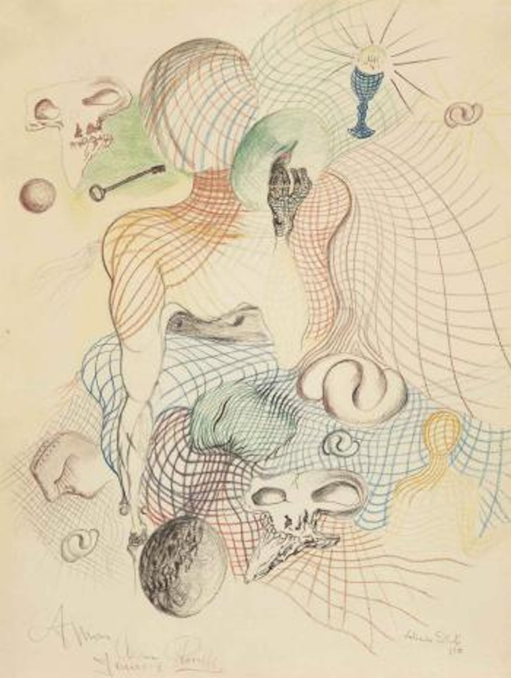 Composition surréaliste by Salvador Dali