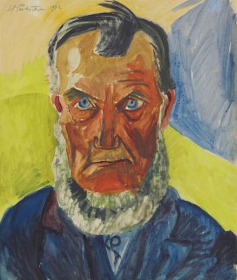 Bärtiger Fischer by Max Pechstein
