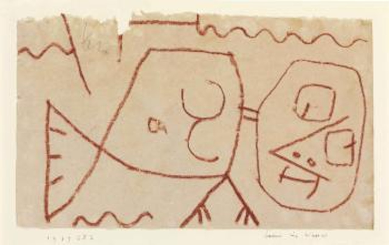 Besser ins Wasser by Paul Klee