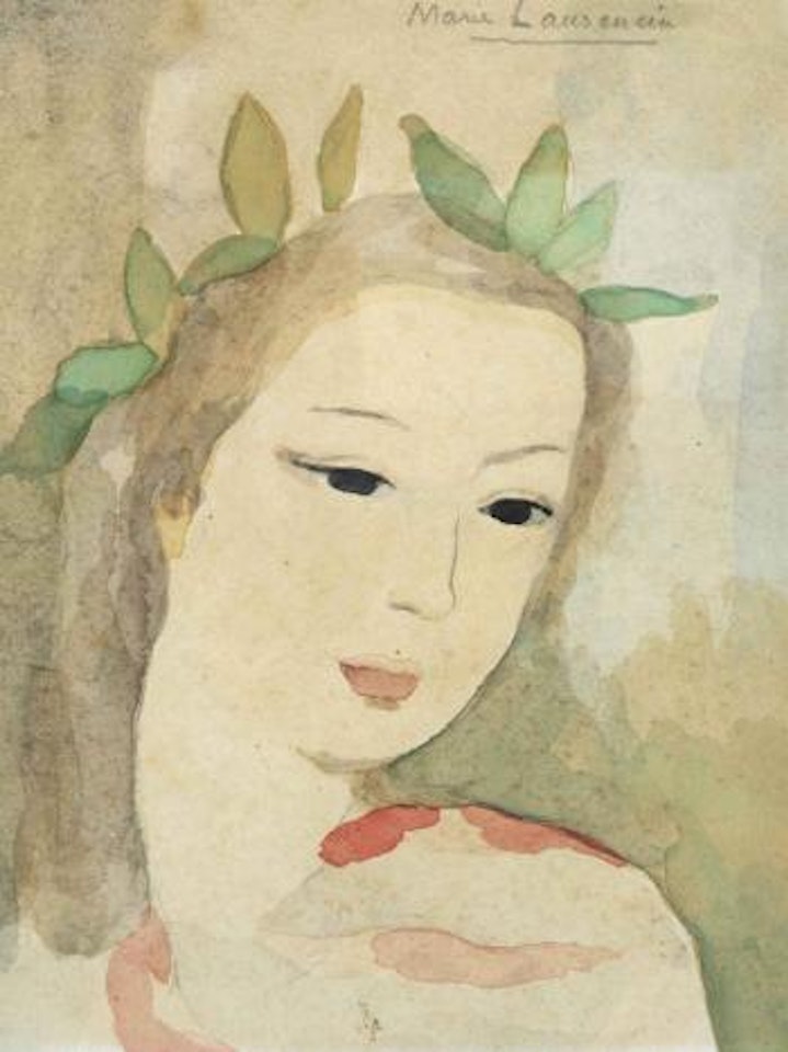 Fille au feuillage by Marie Laurencin