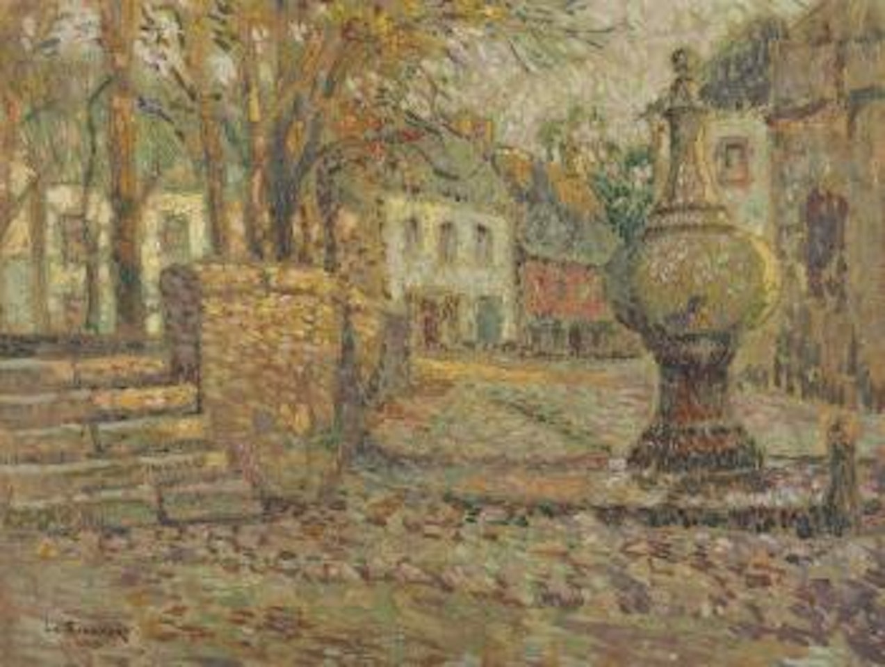 La Place by Henri Le Sidaner
