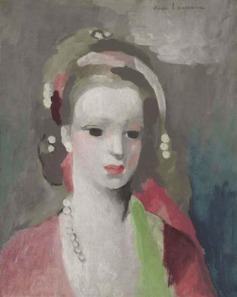 Jeune fille aux perles by Marie Laurencin