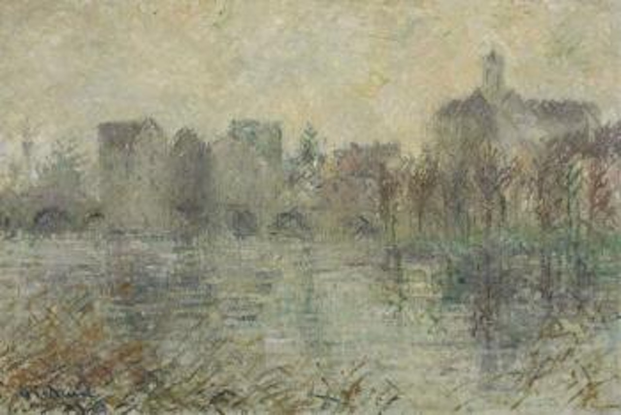 Le pont de Moret by Gustave Loiseau