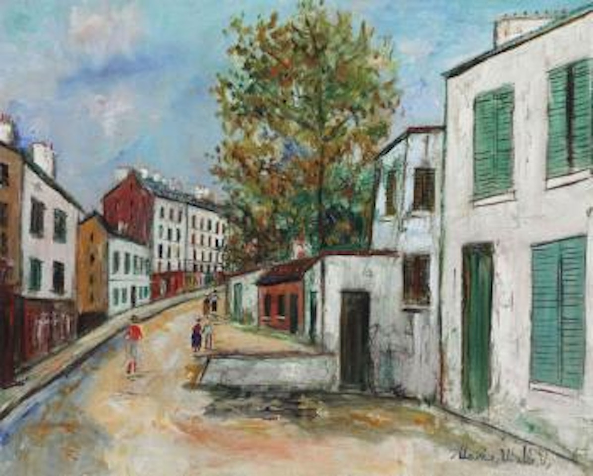 Rue à Montmartre by Maurice Utrillo