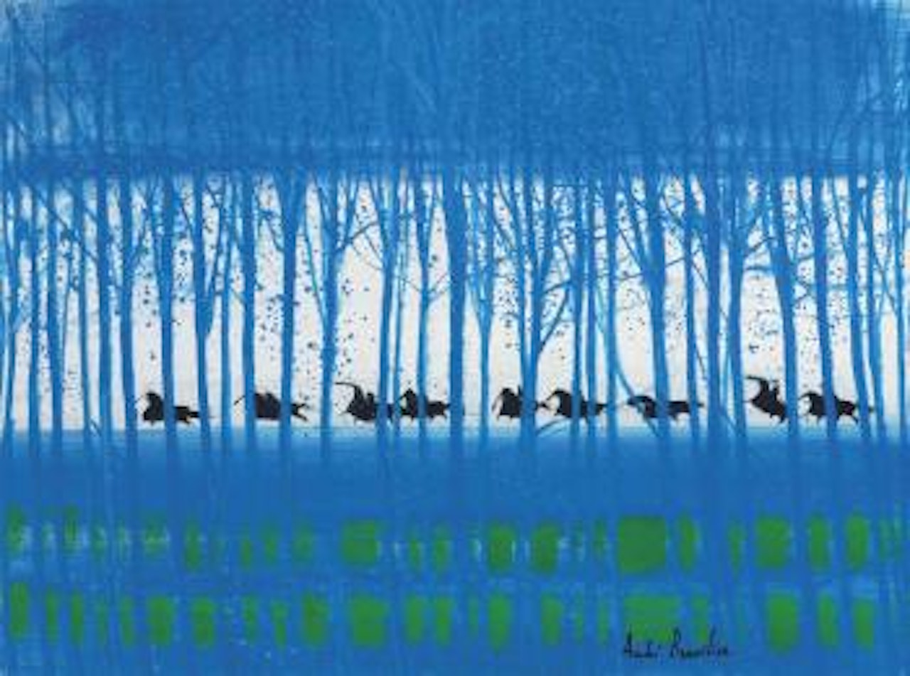 Cavaliers en Irlande by André Brasilier