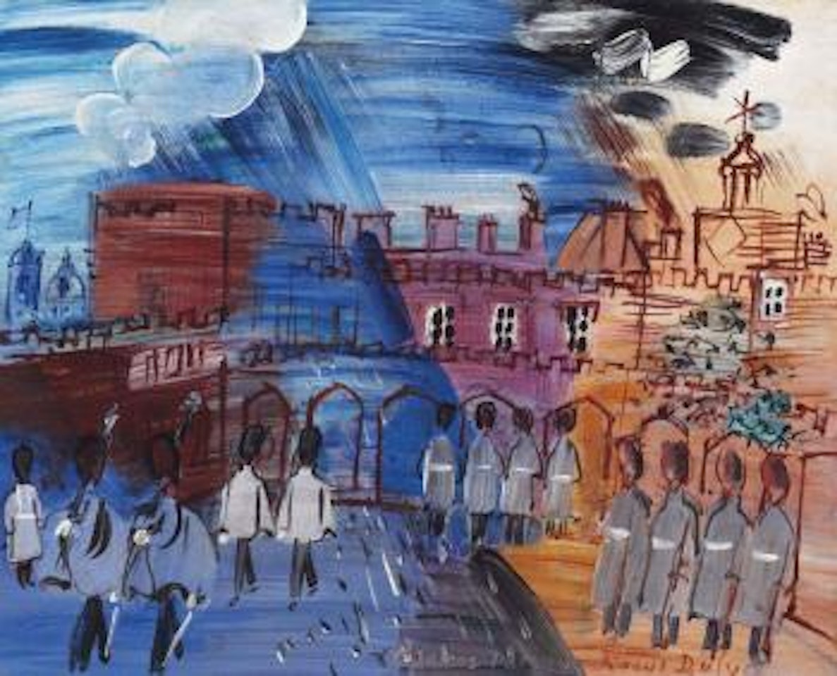 St. James Palace, Effet de pluie by Raoul Dufy