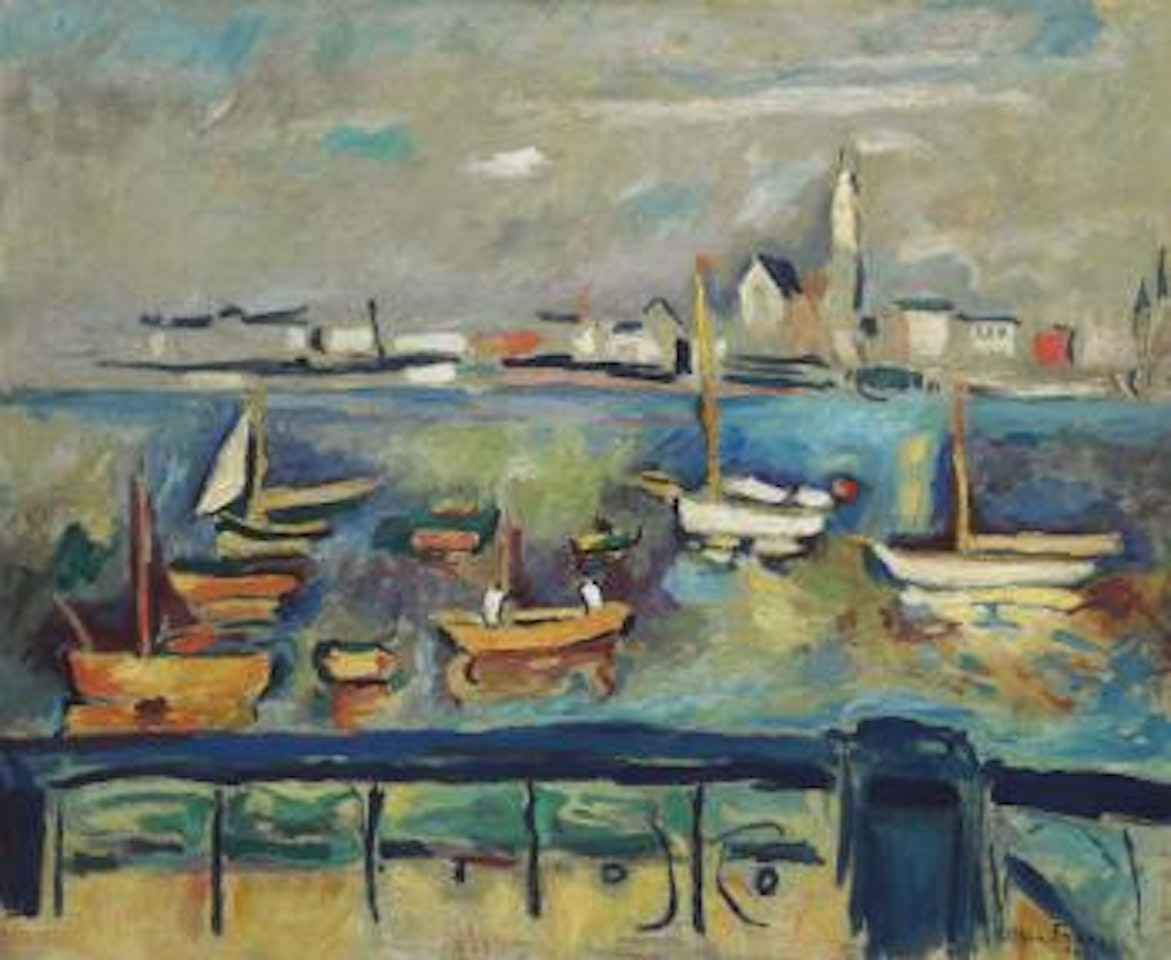 Port d'Anvers by Othon Friesz