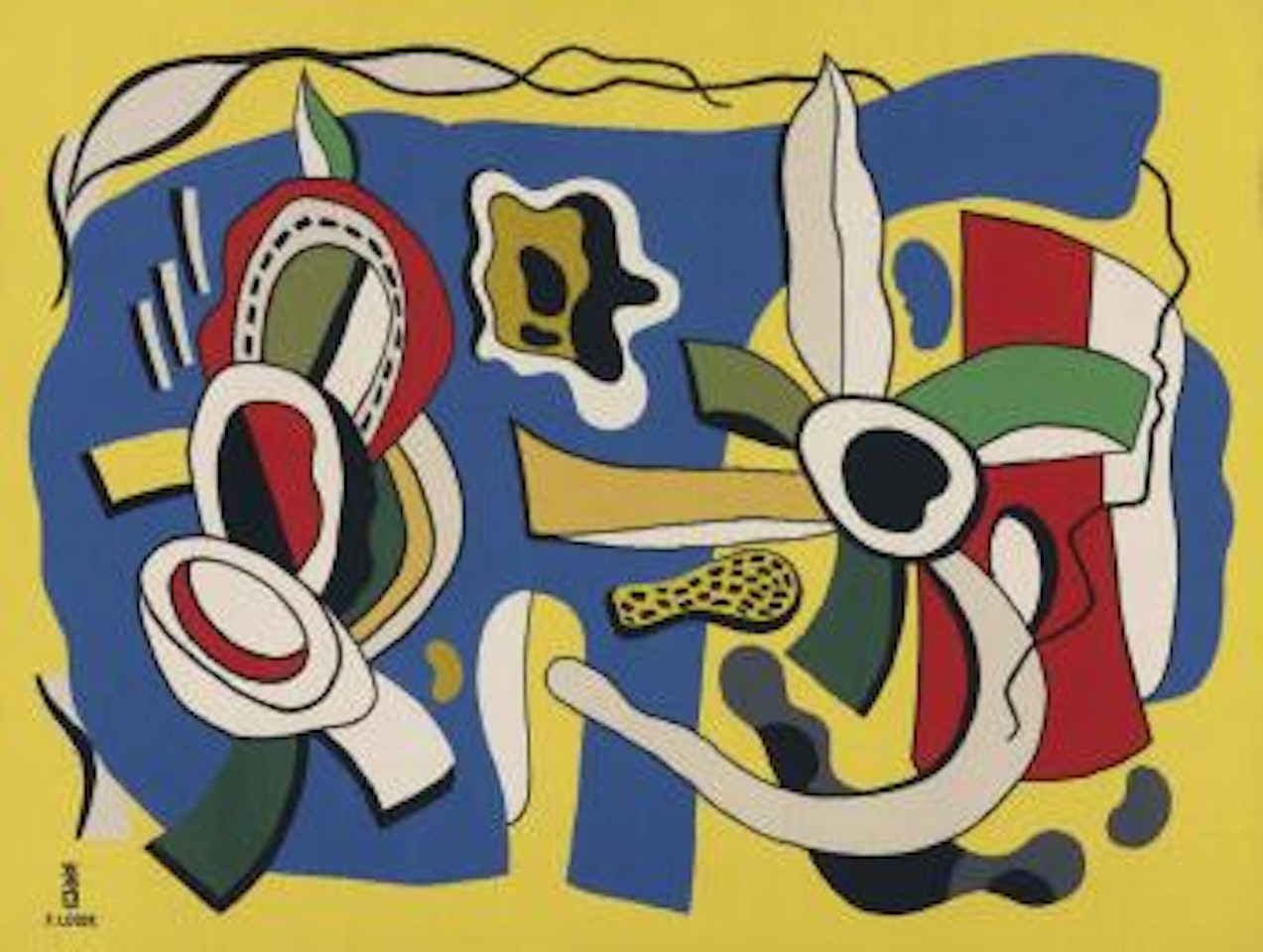 Etoile polychrome by Fernand Leger