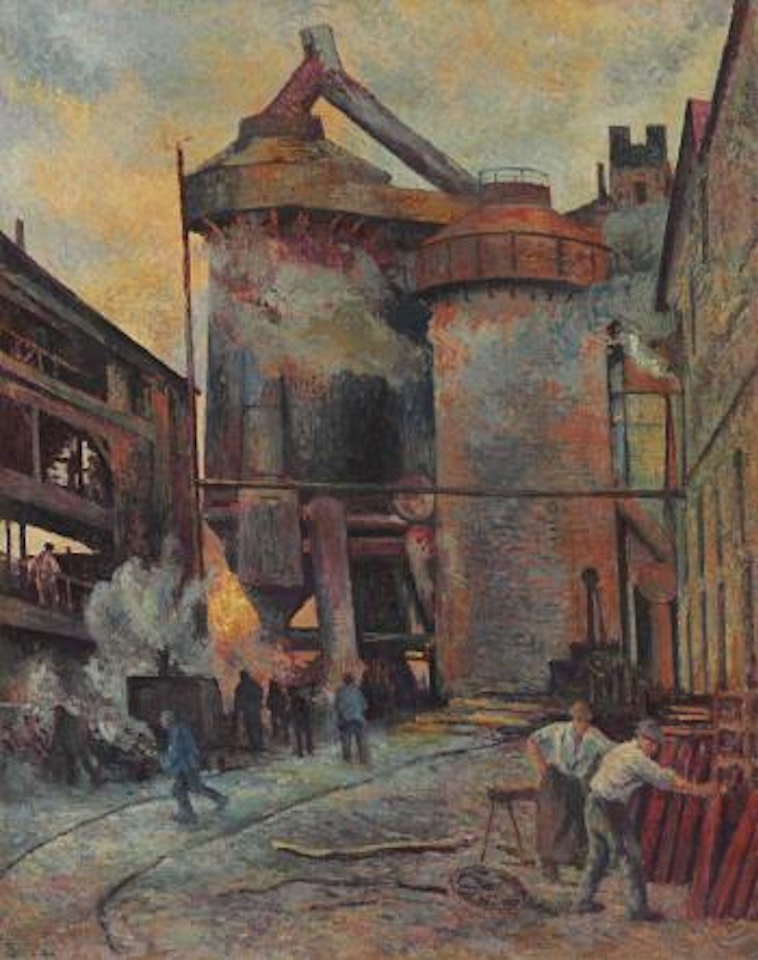 Hauts-Fourneaux à Charleroi by Maximilien Luce