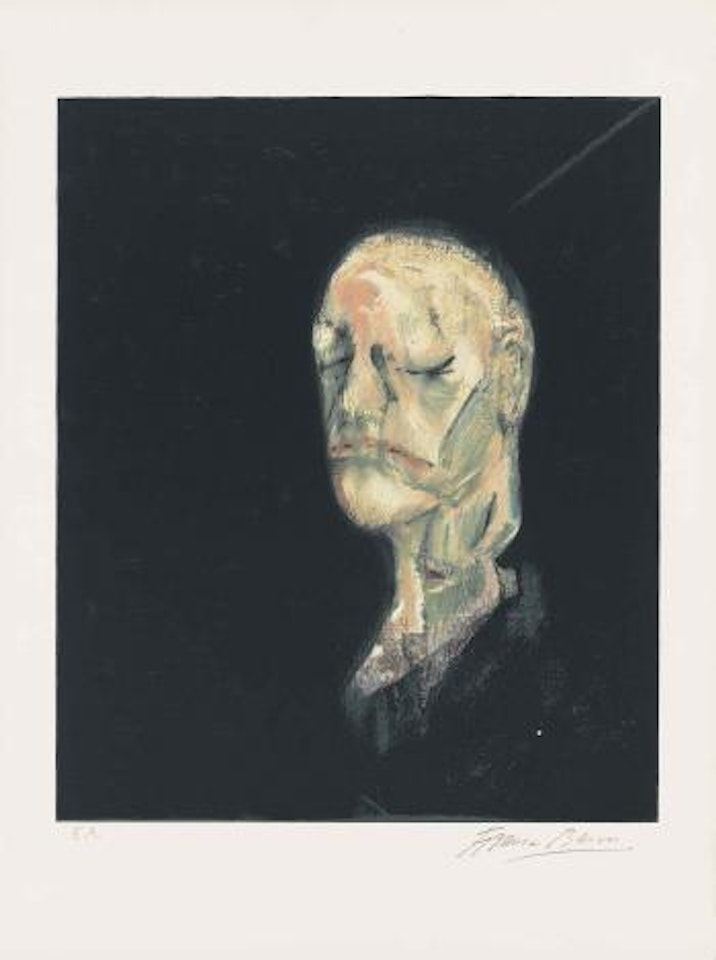 Study of Portrait after the Life Mask of William Blake by Francis Bacon