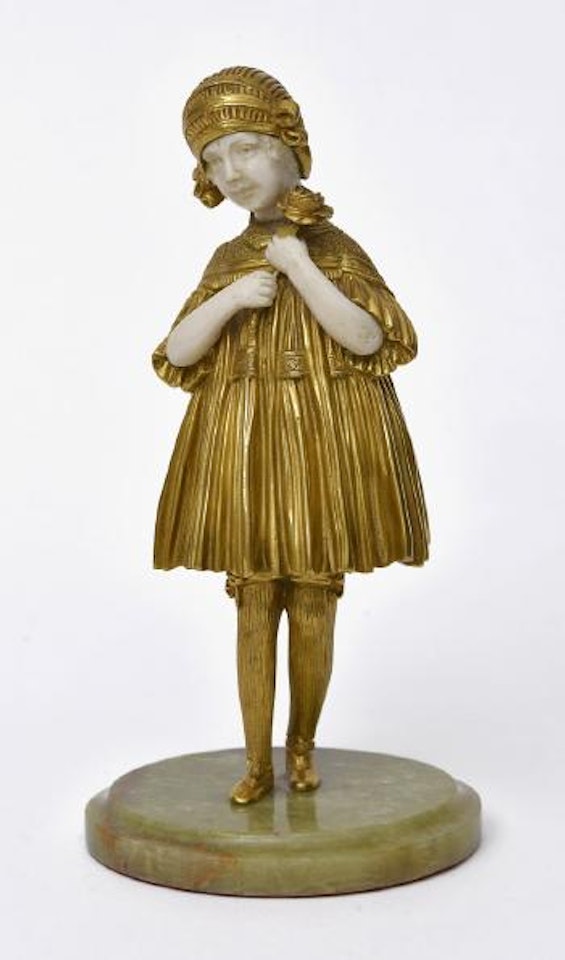 Fillette à l’oie by Demetre Chiparus