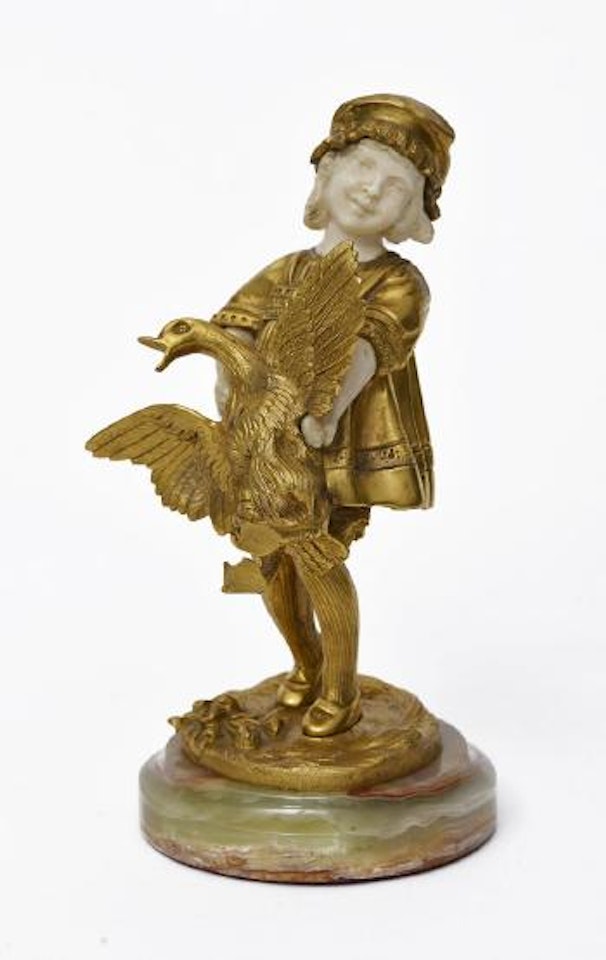 Fillette à l’oie by Demetre Chiparus