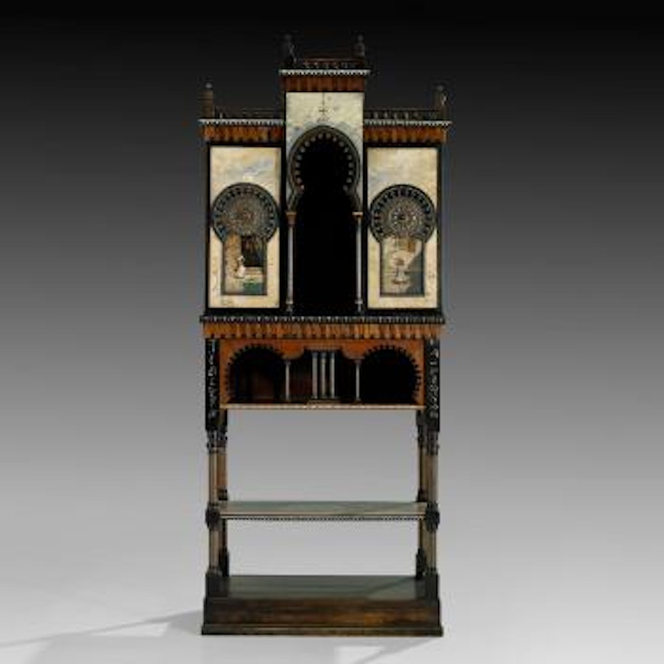 magnificent Art Déco cabinet by Carlo Bugatti