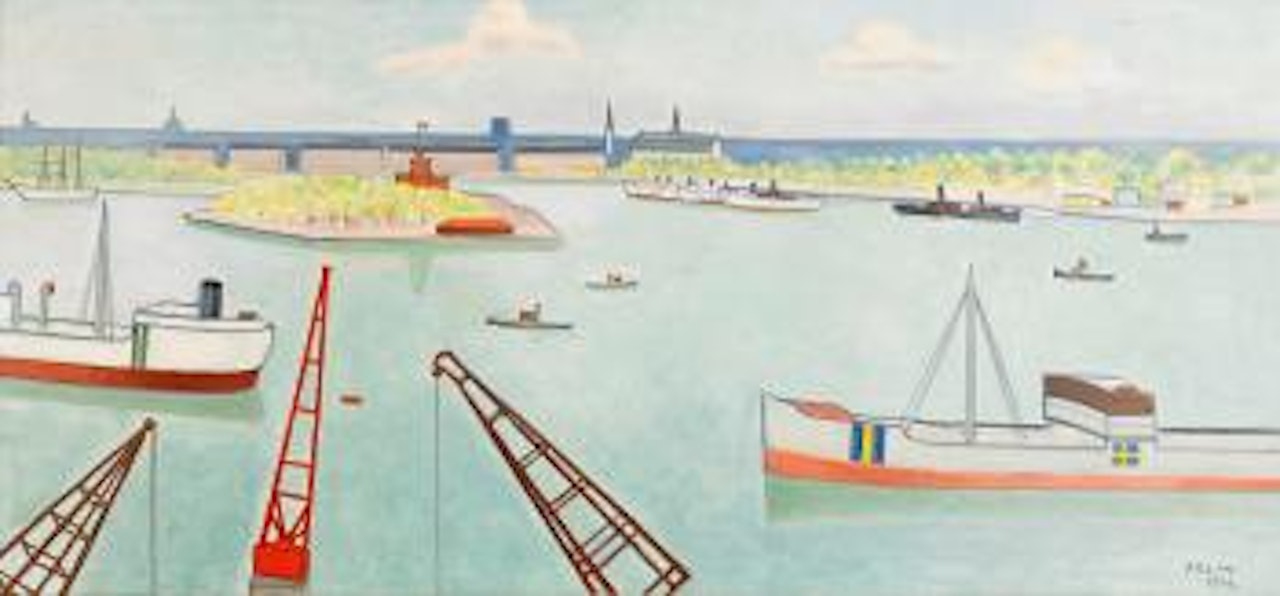 Utsikt från Fjällgatan by Einar Jolin