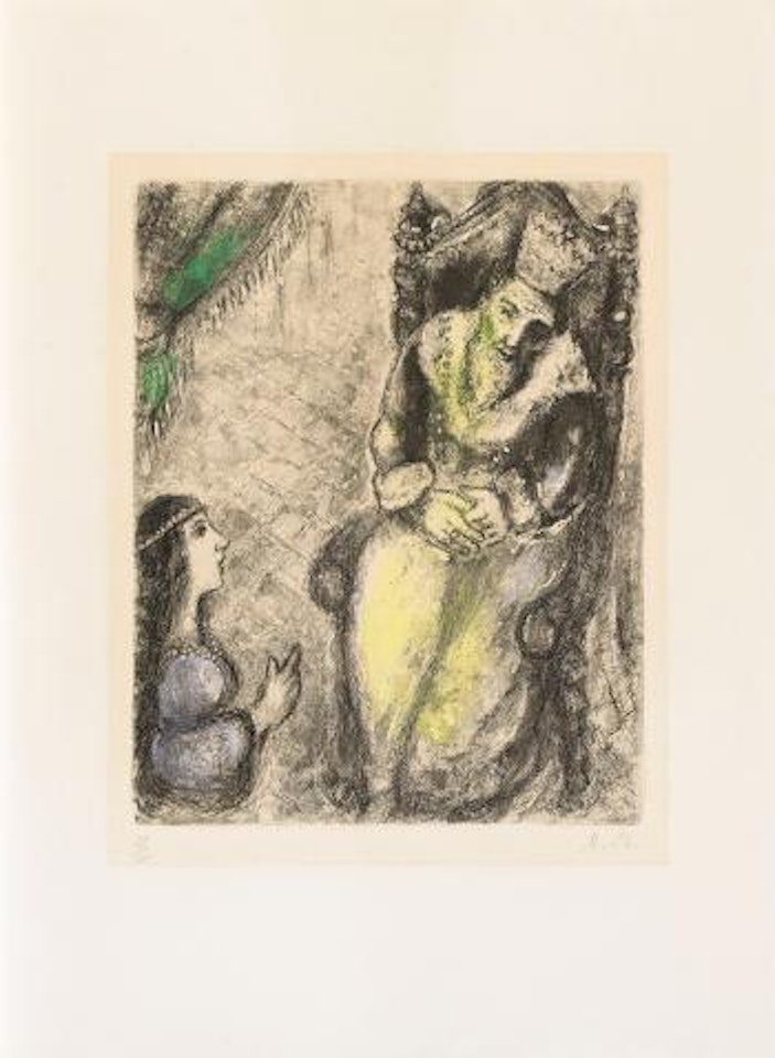 La Bible: 3 plates by Marc Chagall