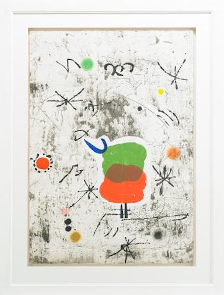 Personatge I Estels by Joan Miró