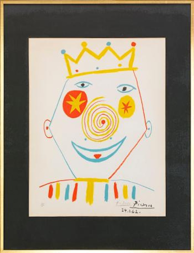 Clown by Pablo Picasso