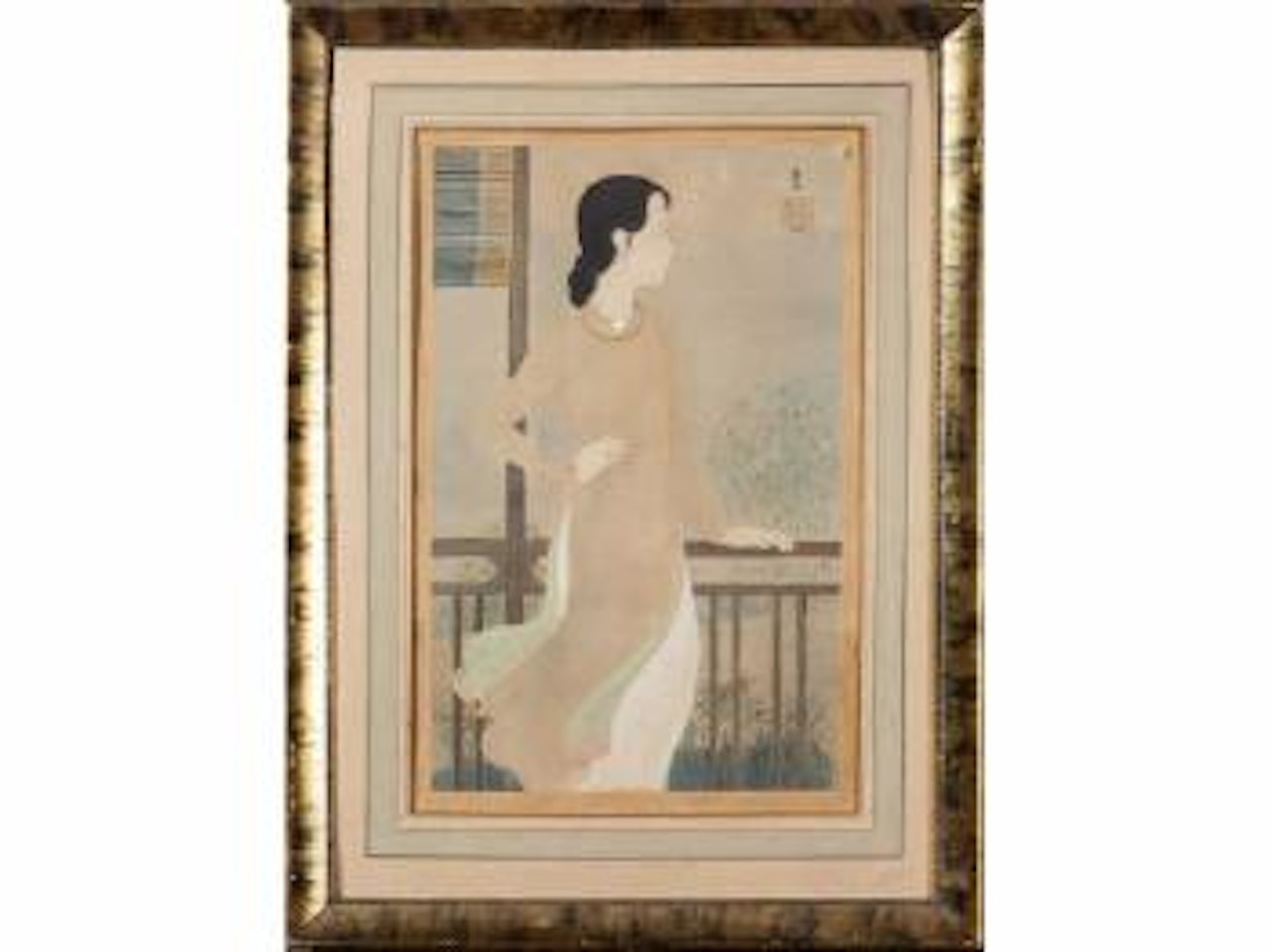 Femme sur son balcon by Mai Trung Thu