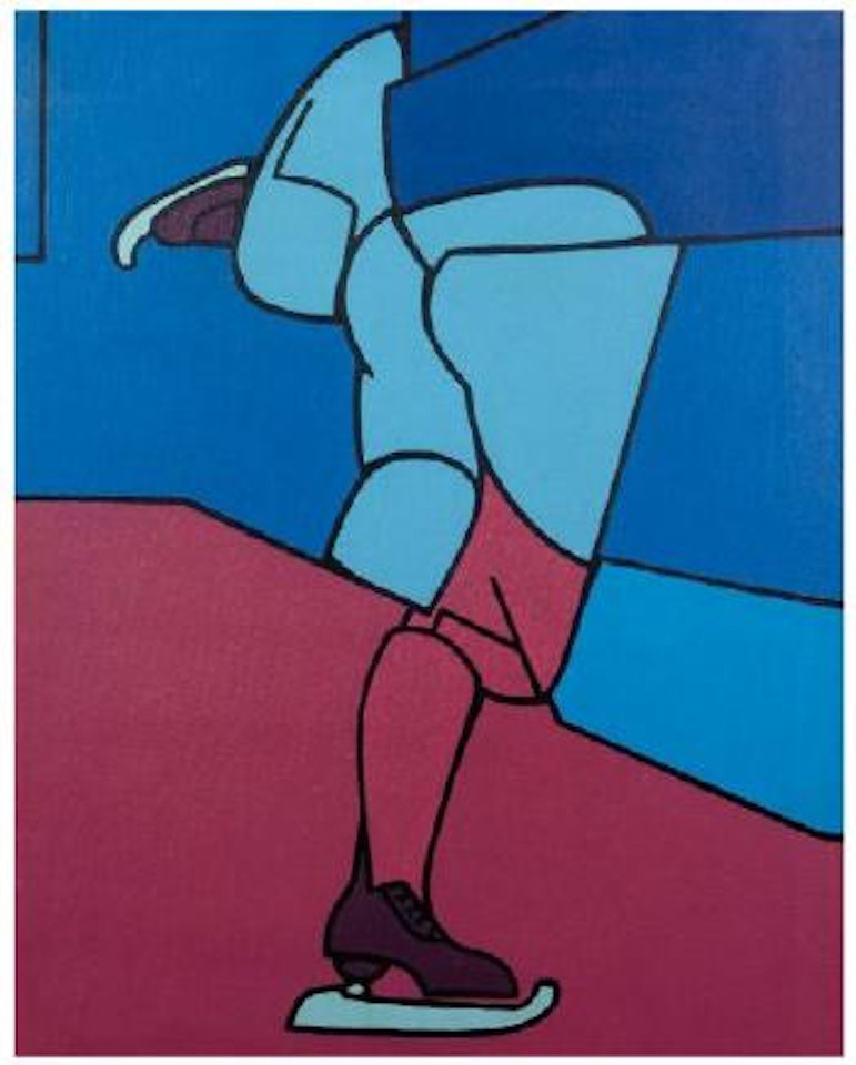 Figura con i pattini by Valerio Adami