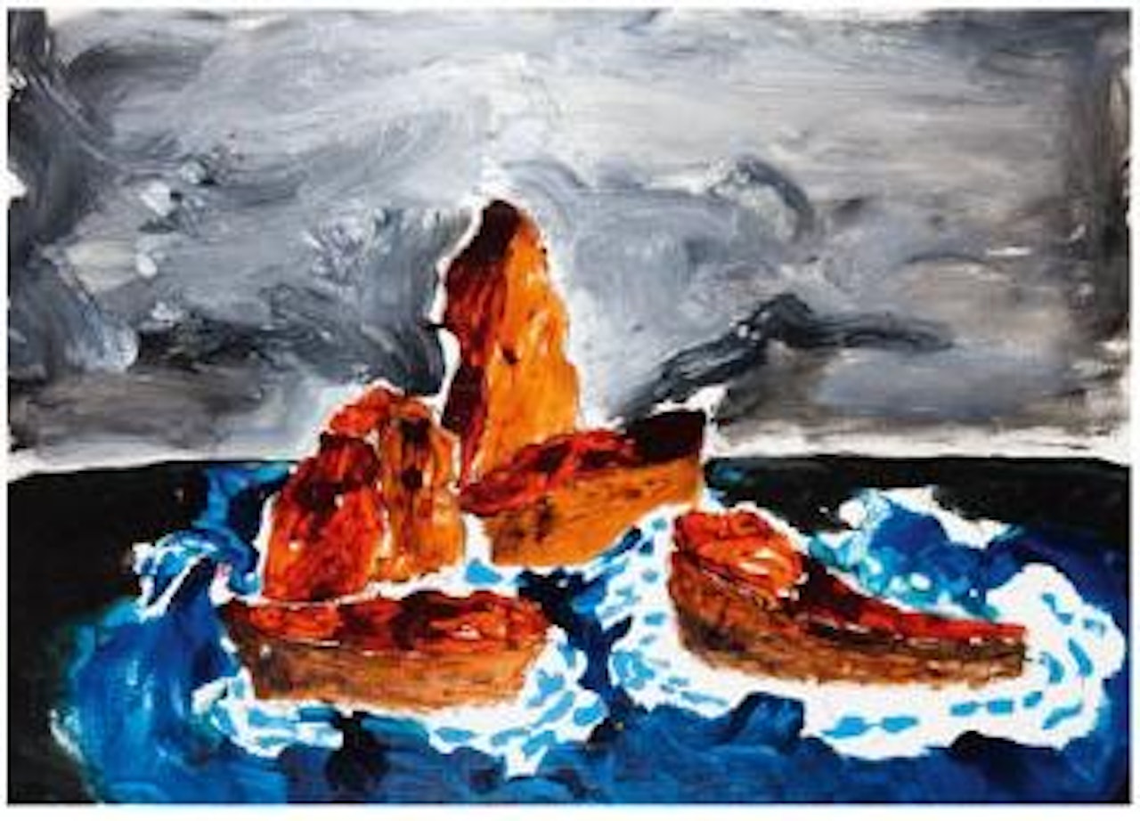 Mare di scogli by Mario Schifano