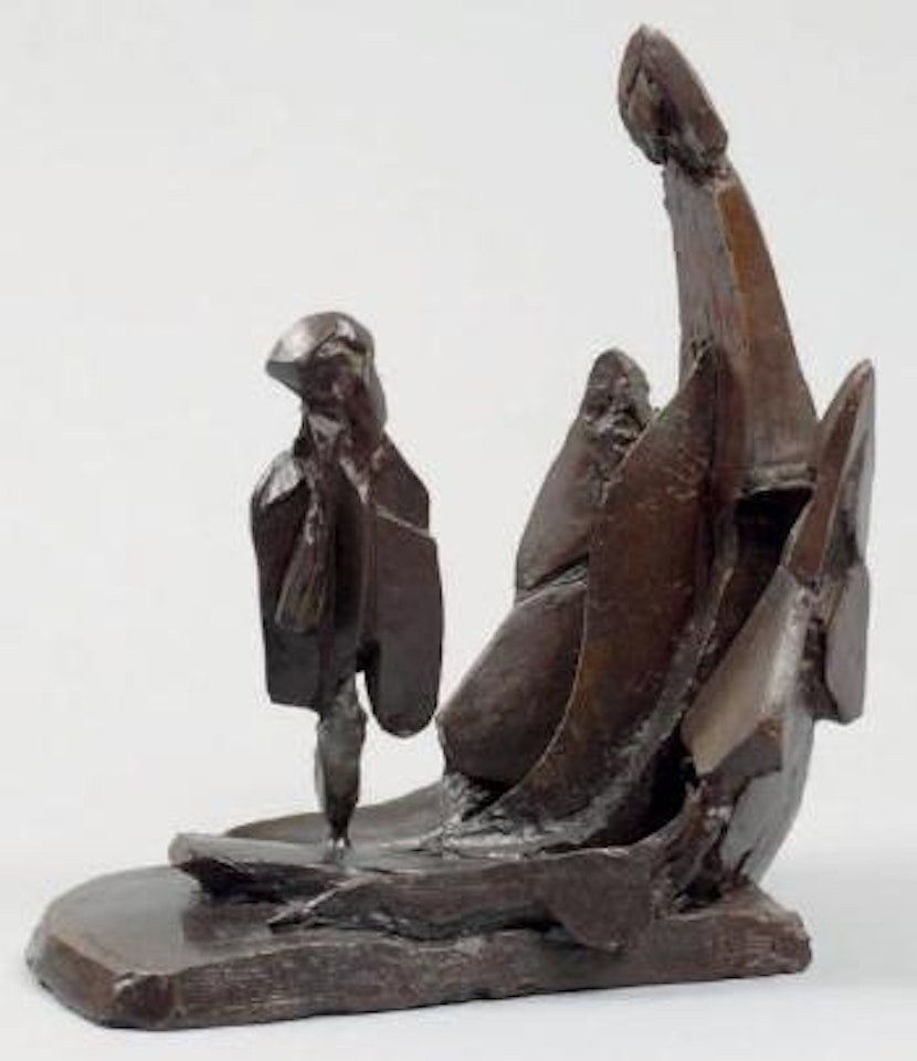 Homme sortant du marais by Isabelle Waldberg
