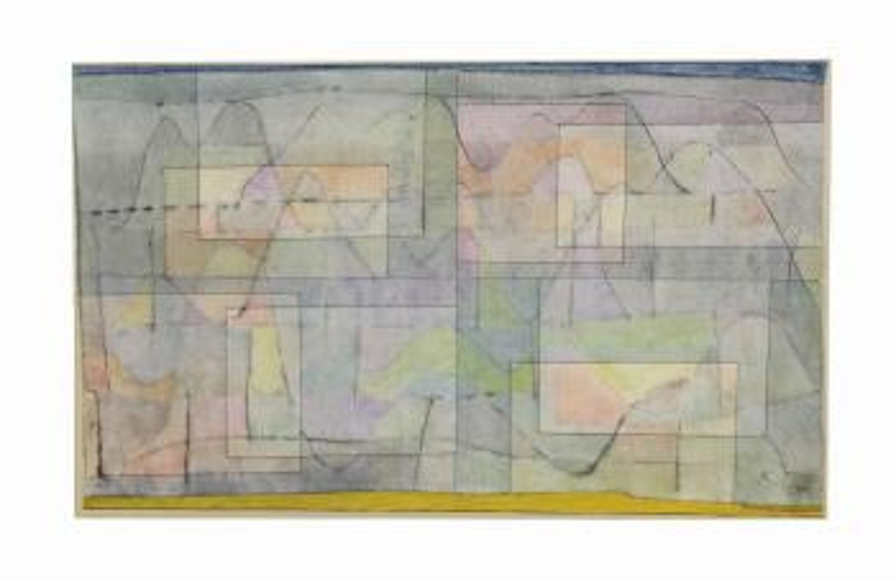 Siedelung im Hügelland by Paul Klee