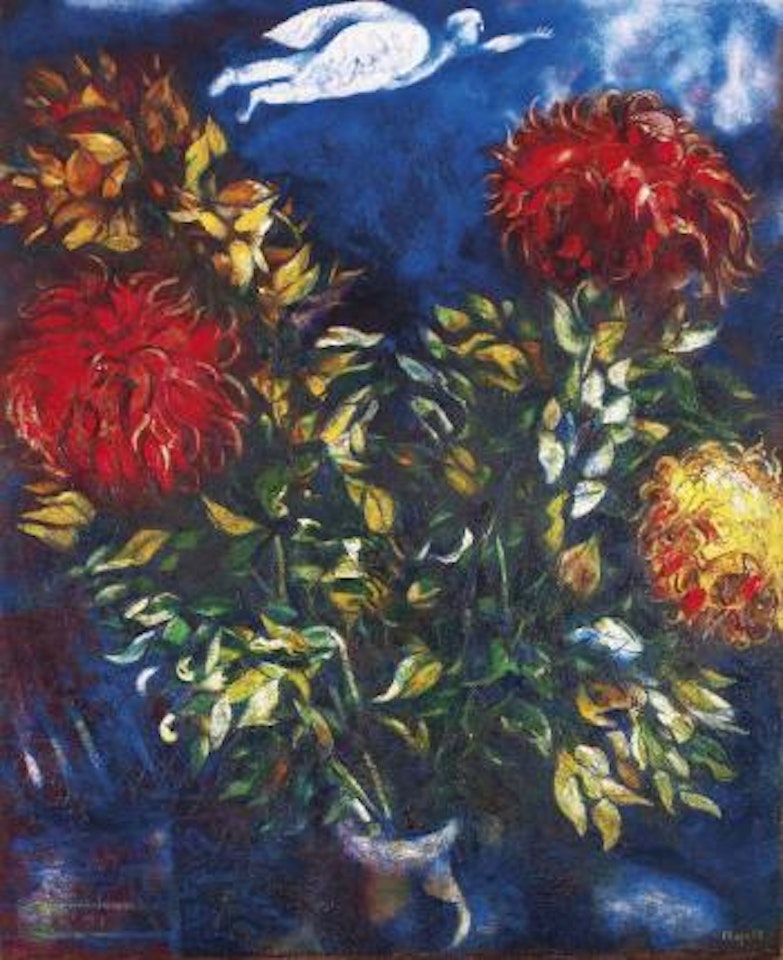 Les Chrysanthèmes by Marc Chagall