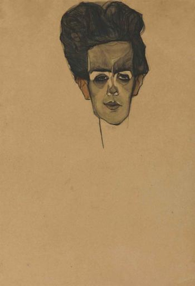 Selbstbildnis by Egon Schiele