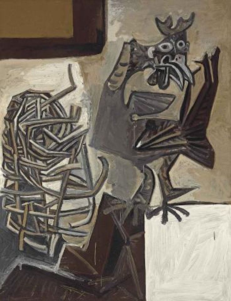 Coq et panier d'osier by Pablo Picasso