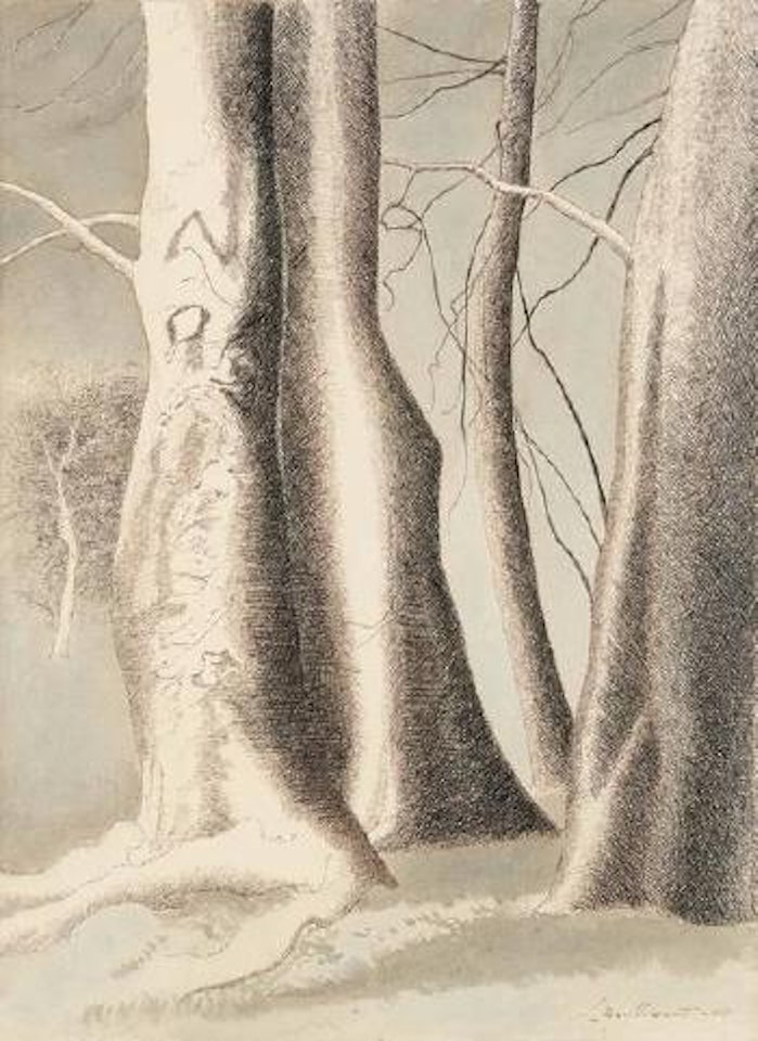 Arbres blanc et noir by Léon Spilliaert