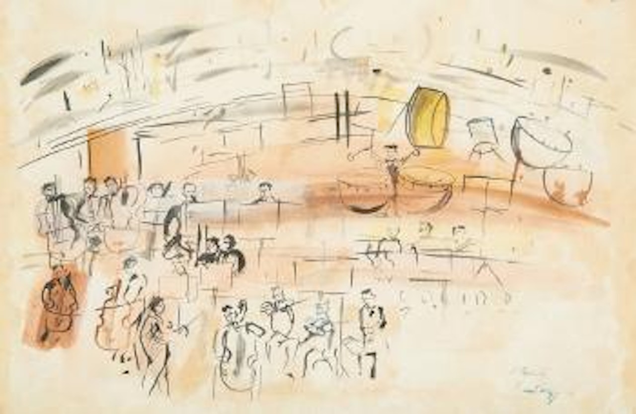 L’orchestre by Raoul Dufy