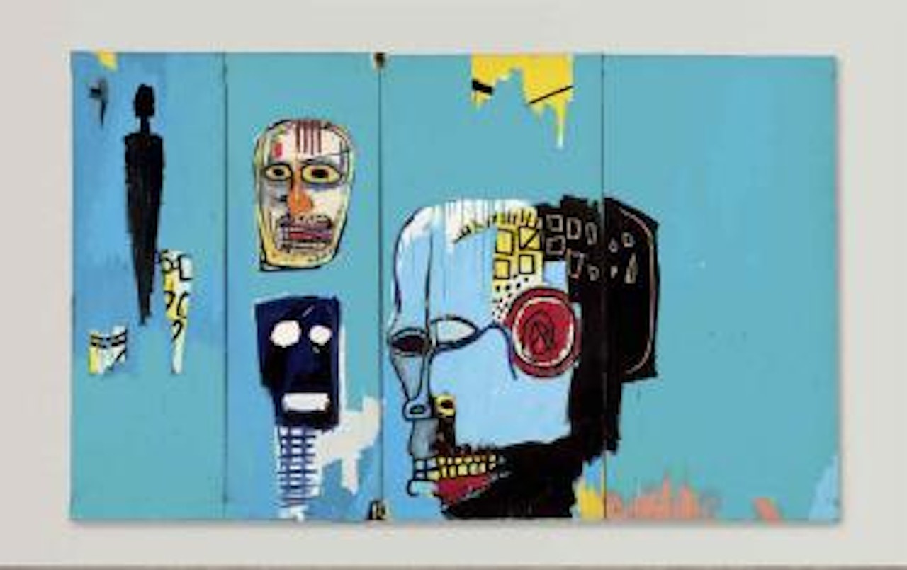 Blue heads by Jean-Michel Basquiat