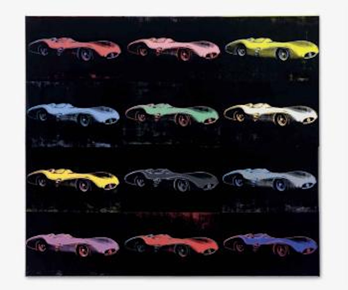 Mercedes-Benz W 196 R Grand Prix Car (Streamlined Version, 1954) by Andy Warhol