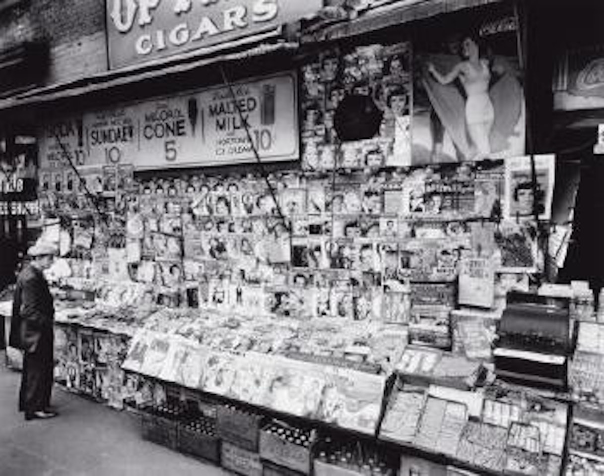 Newsstand, East 32nd Street & Third Avenue, Manhattan by Berenice Abbott