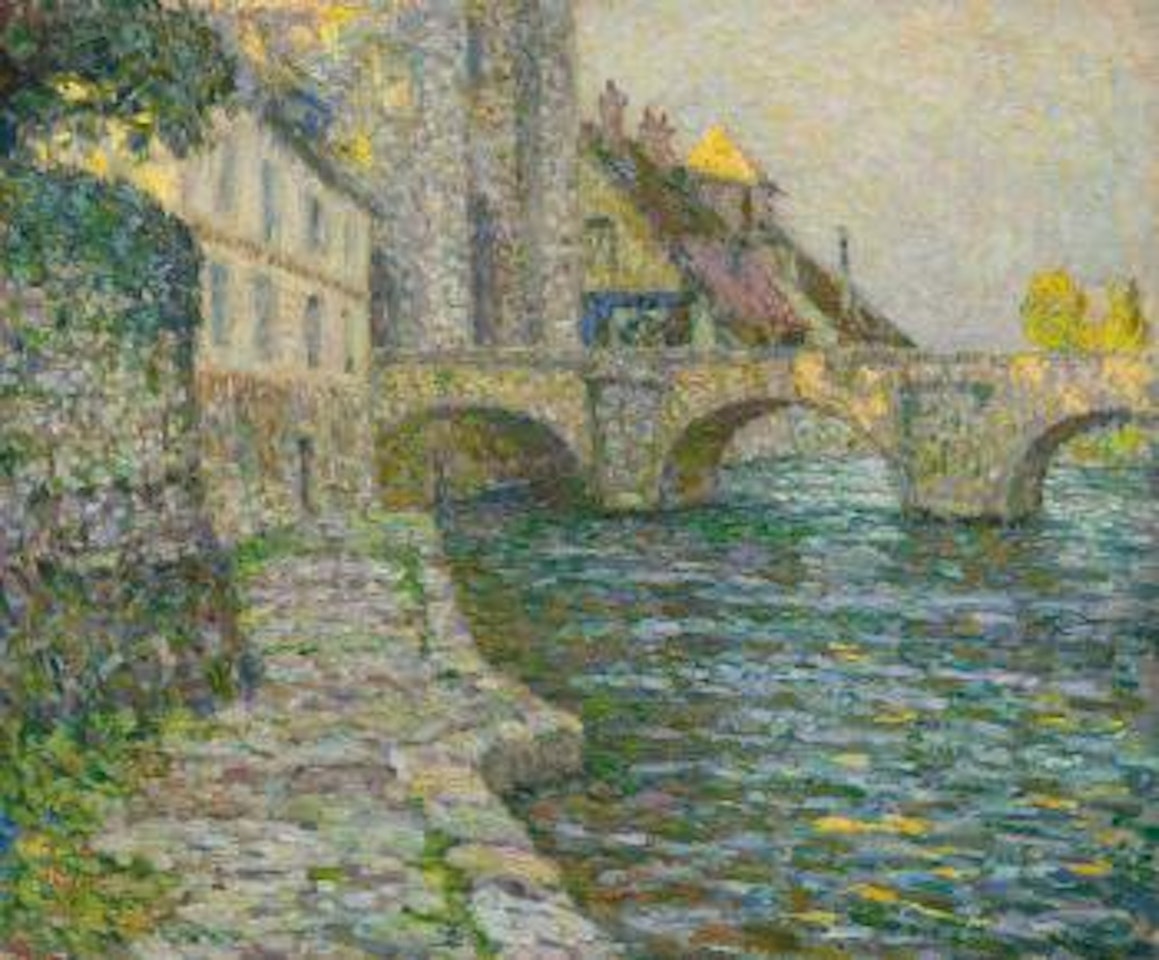 Matin Gris, Moret by Henri Le Sidaner