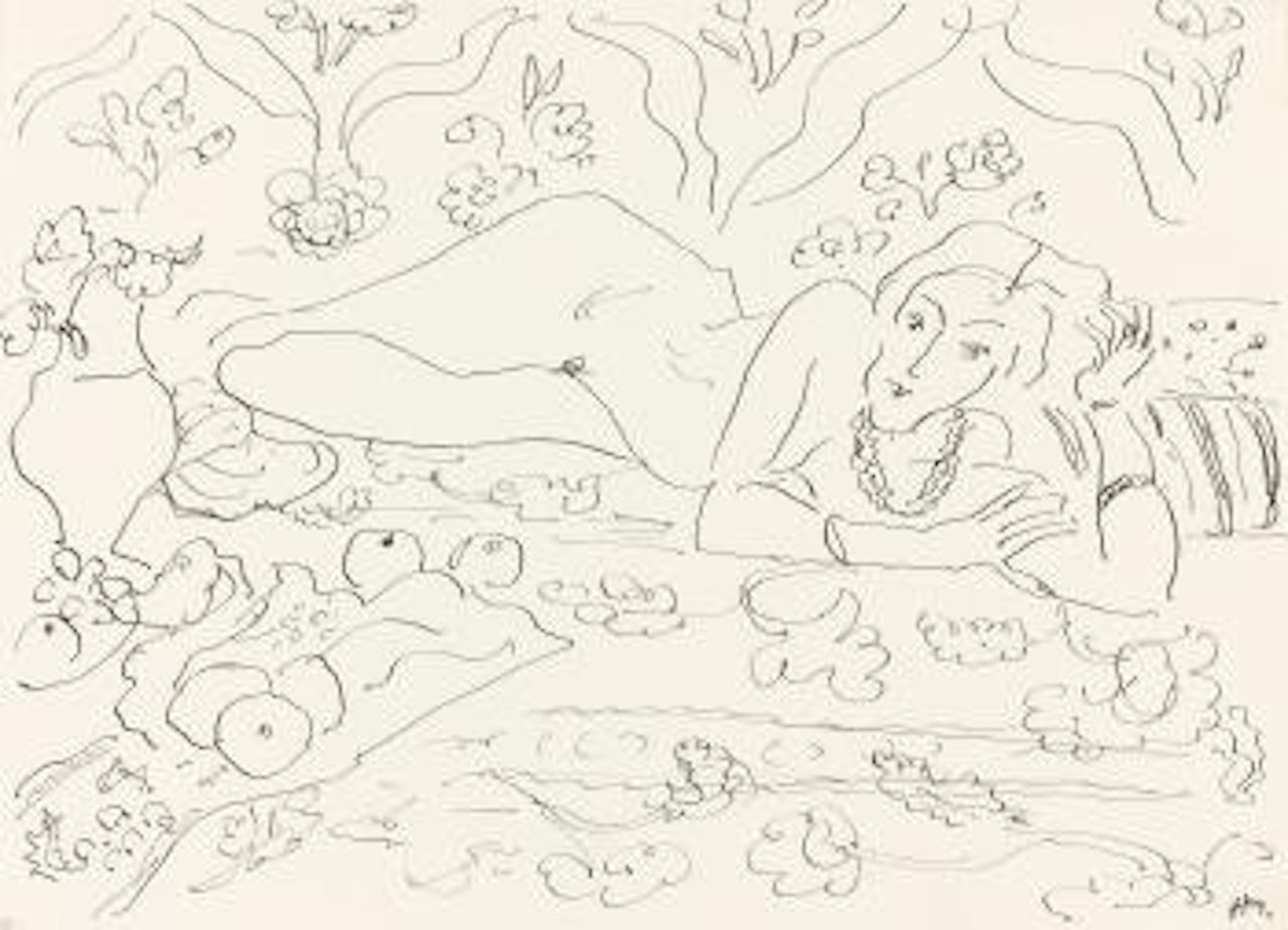Nu Allongé Ornemental by Henri Matisse
