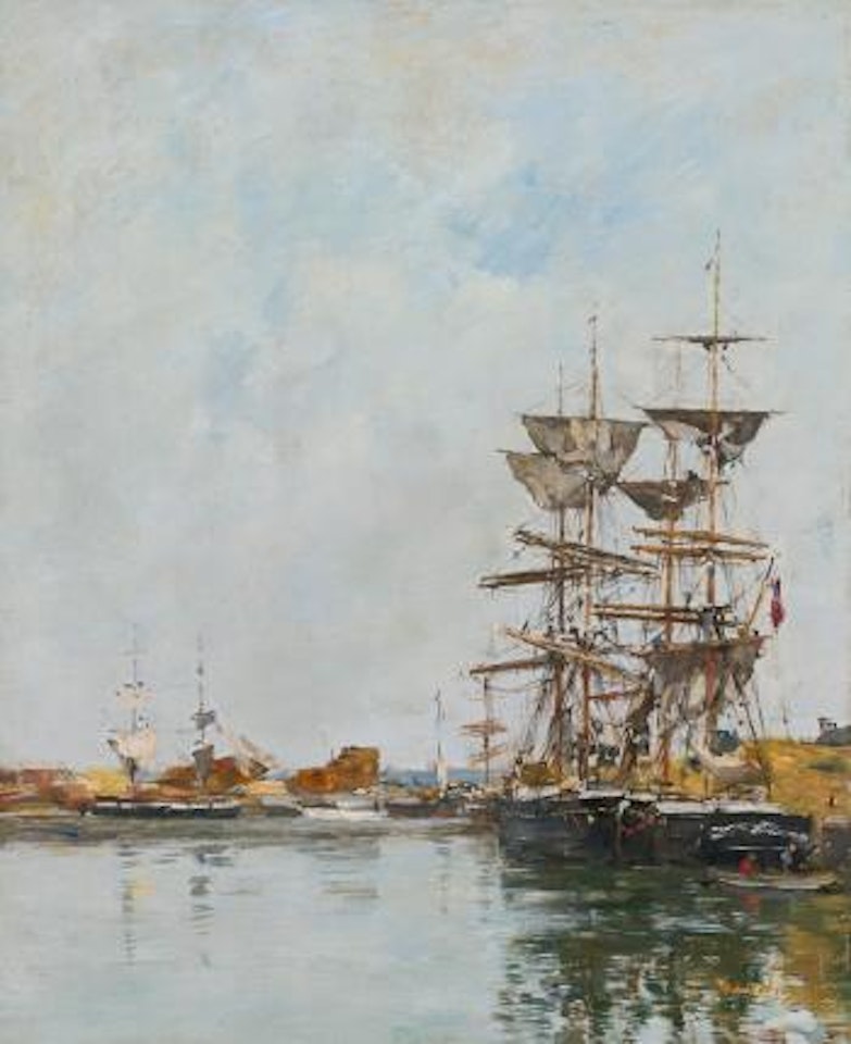 Deauville, Le Basin by Eugène Boudin