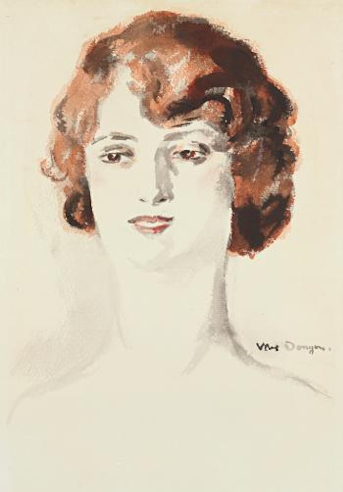 Portrait De Femme by Kees van Dongen