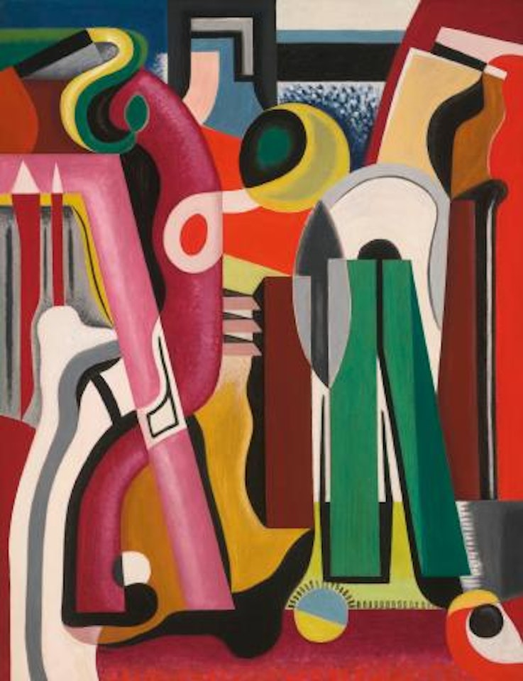 Composition (Grande Vitesse) by Auguste Herbin