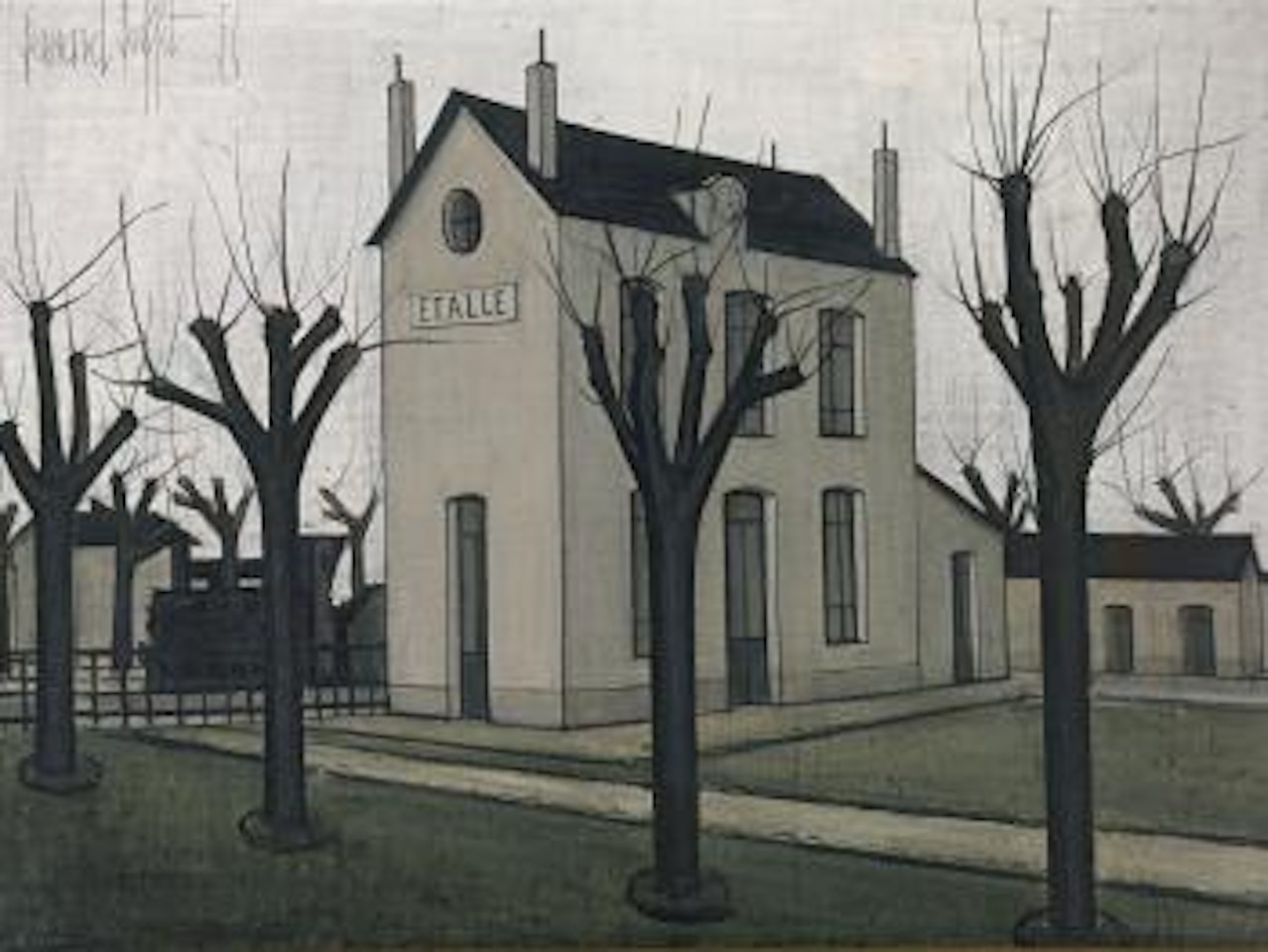 Gare D’Étalle by Bernard Buffet