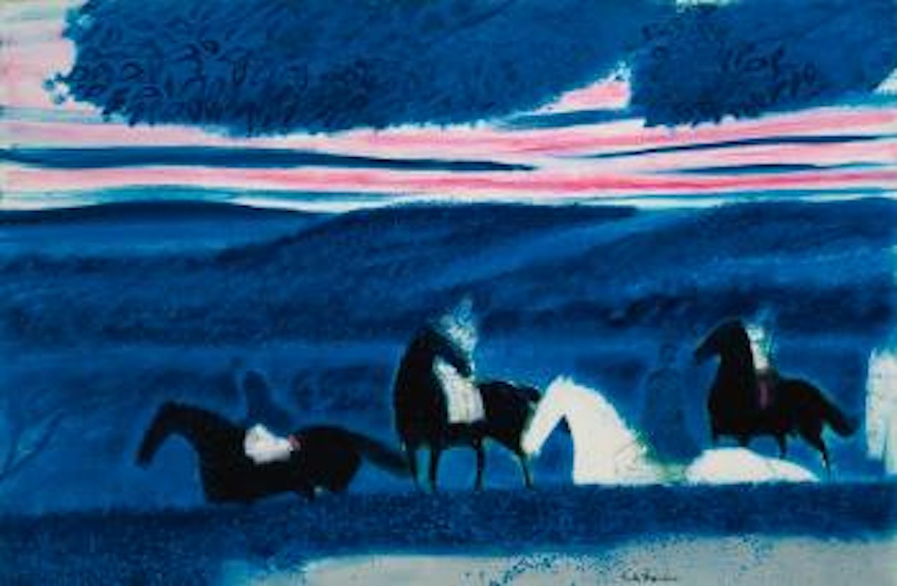Cavaliers De Loupeigne by André Brasilier
