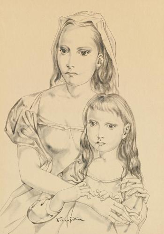 Mère et enfant by Leonard Tsuguharu Foujita